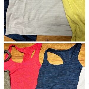 Bundle of 5 lululemon swiftly Top Set